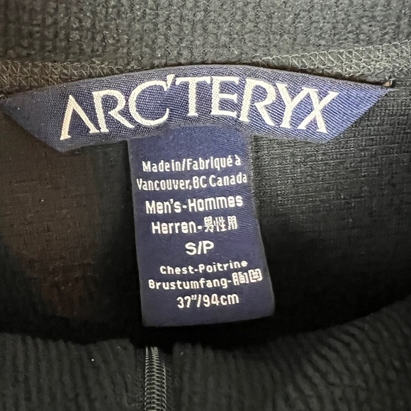 Vtg Arc'teryx Herren 1/4 Zip Fleece Pullover - Picture 5 of 6
